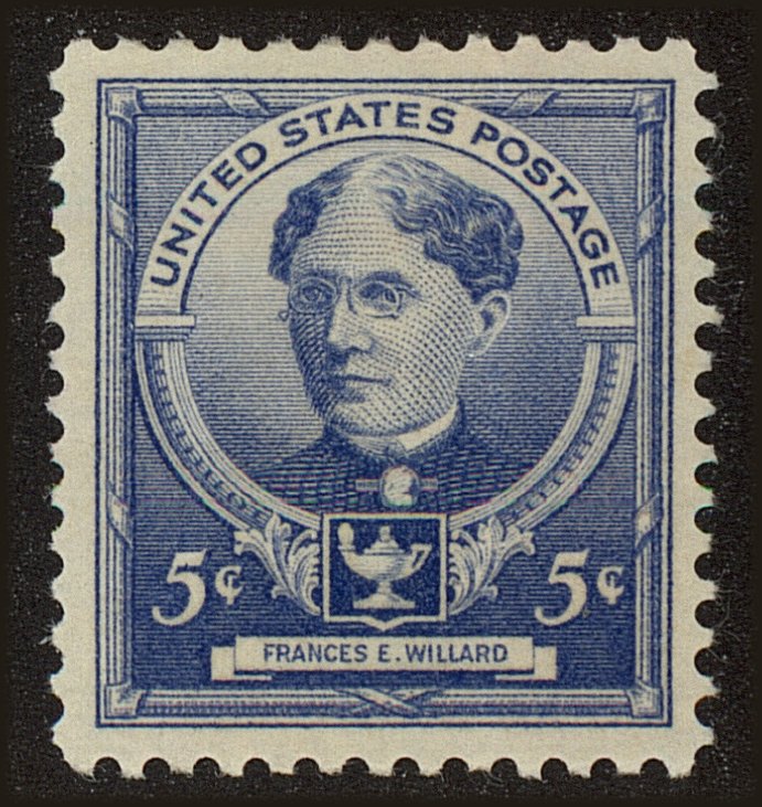 Front view of United States 872 collectors stamp