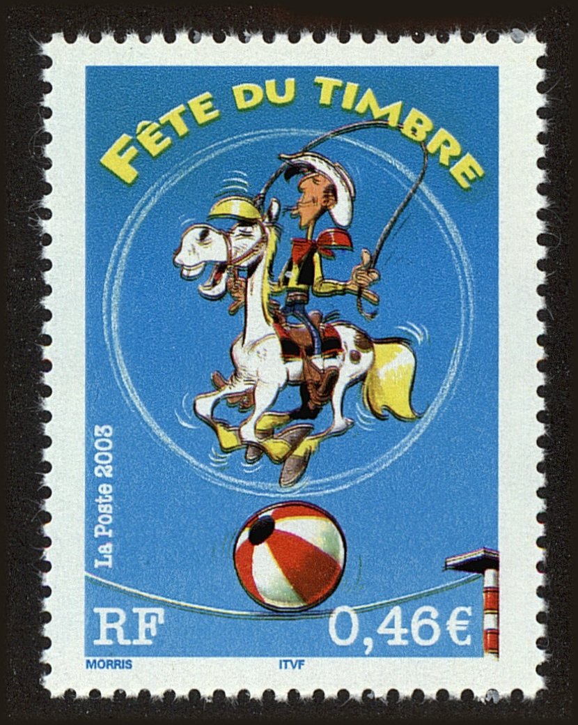 Front view of France 2934 collectors stamp