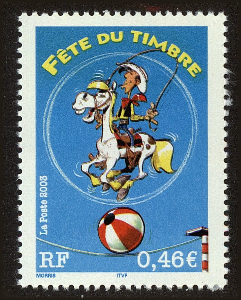 Front view of France 2934 collectors stamp