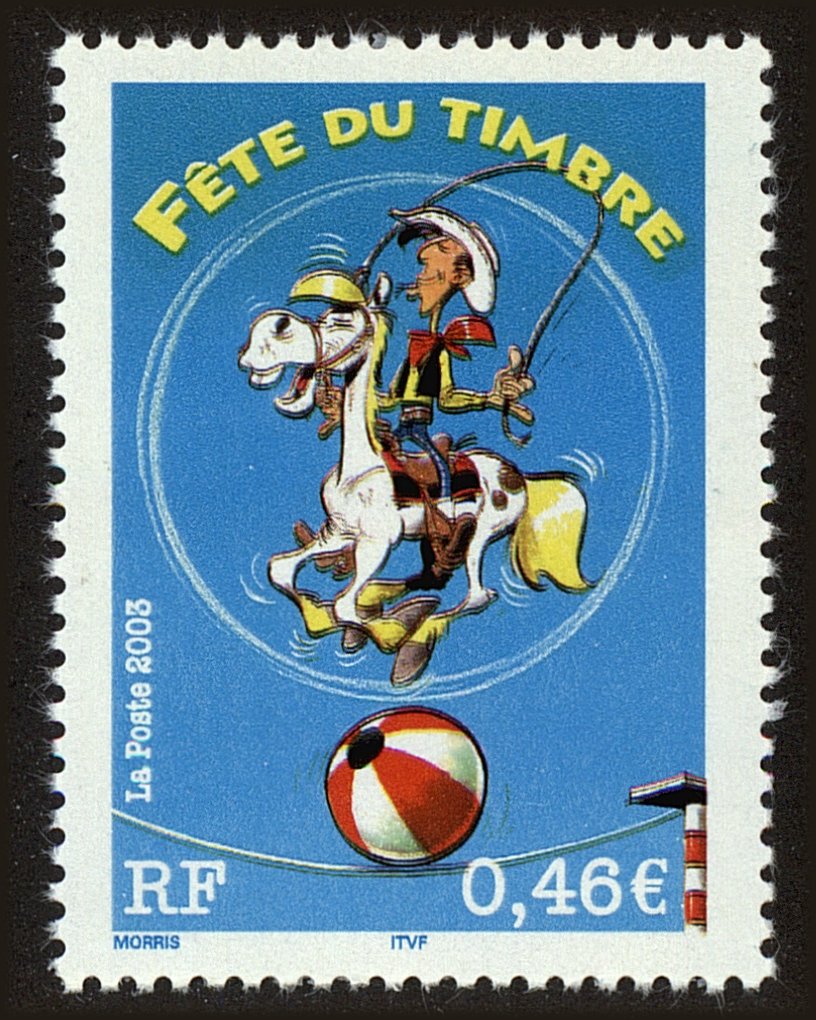 Front view of France 2934 collectors stamp