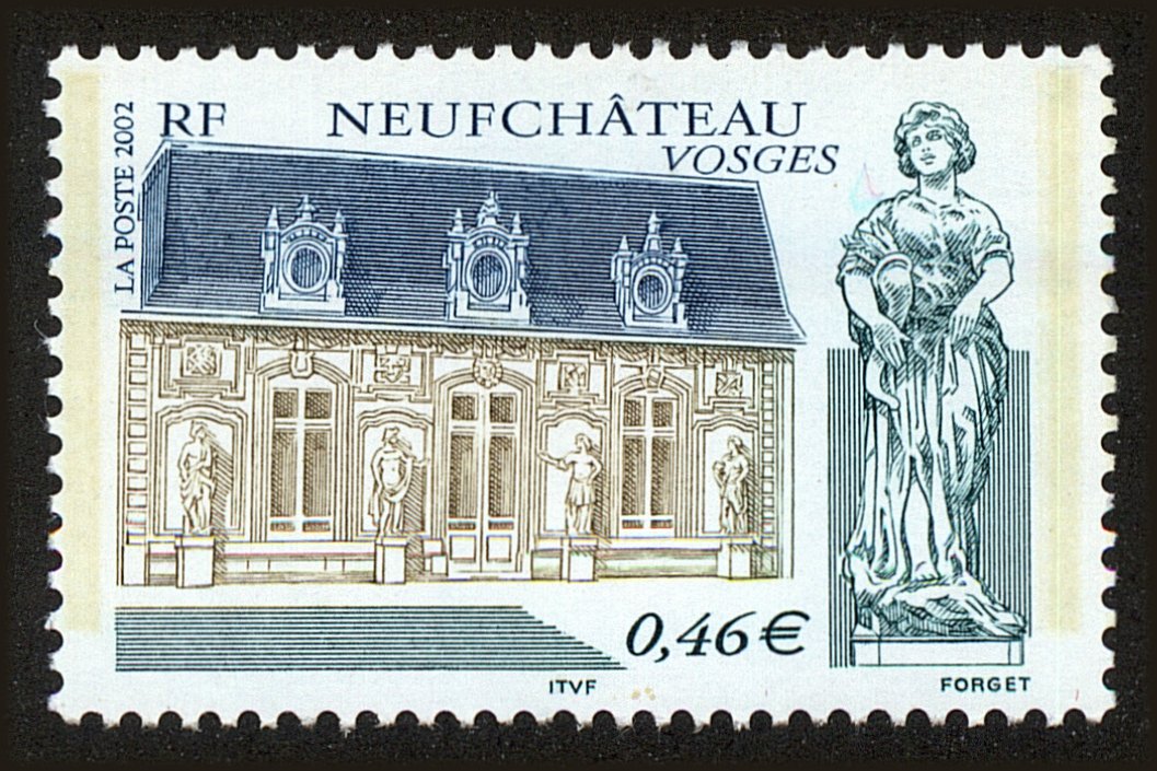 Front view of France 2887 collectors stamp