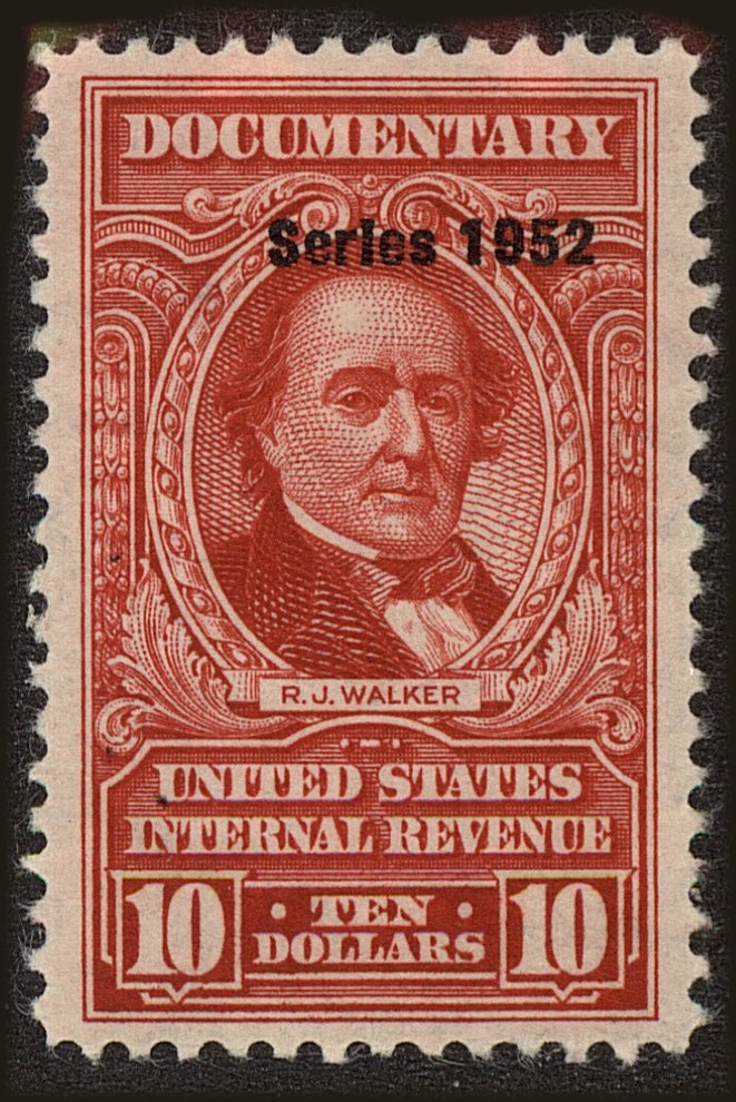Front view of United States R609 collectors stamp