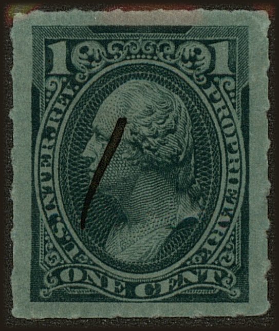 Front view of United States RB11c collectors stamp