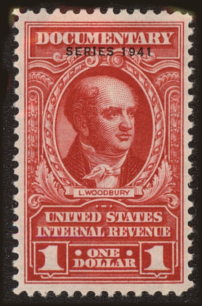 Front view of United States R323 collectors stamp