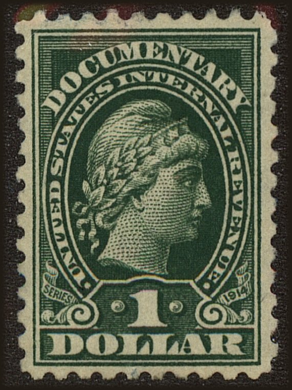 Front view of United States R217 collectors stamp