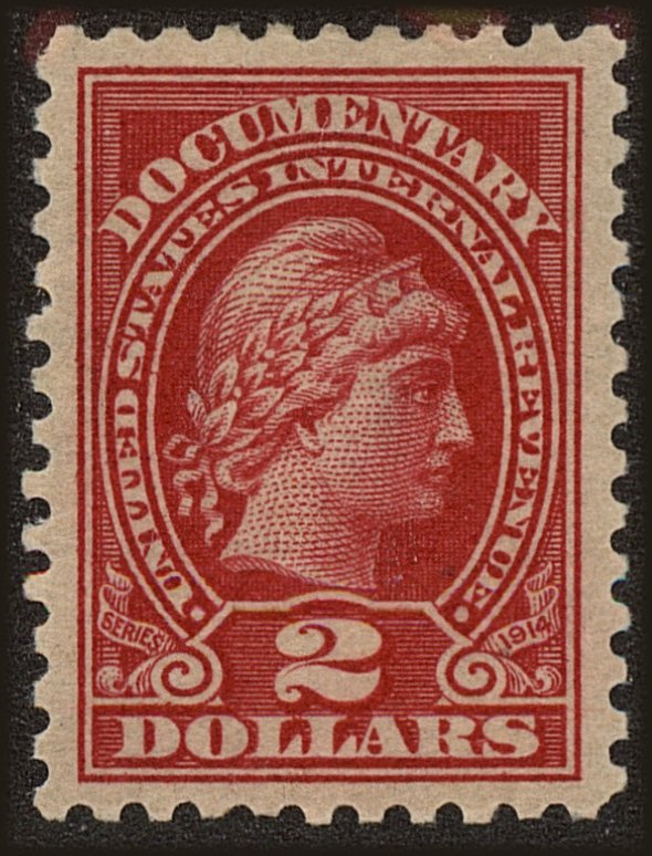 Front view of United States R218 collectors stamp