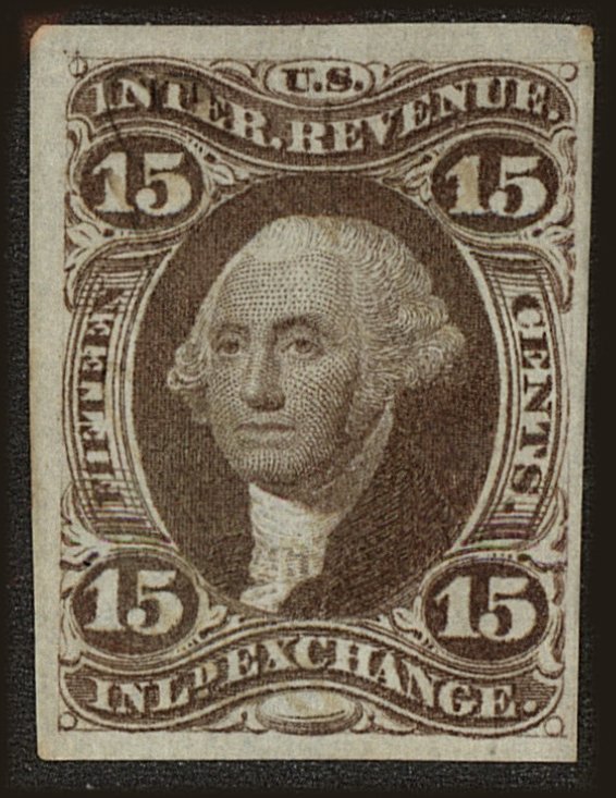 Front view of United States R40a collectors stamp
