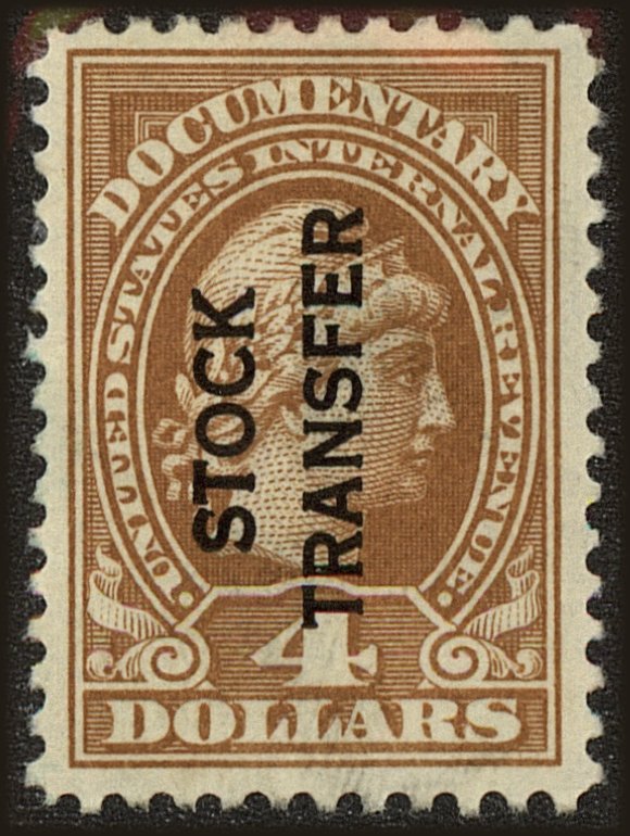 Front view of United States RD15 collectors stamp