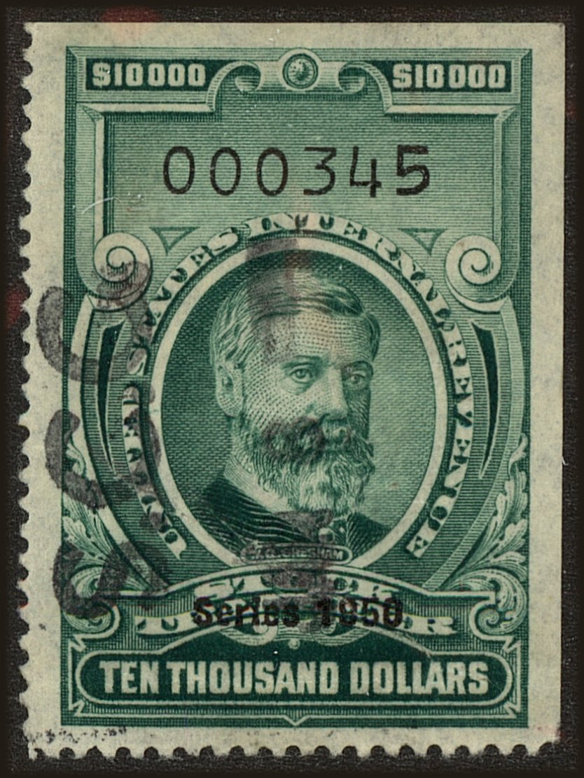 Front view of United States RD338 collectors stamp