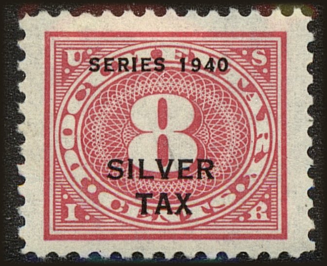 Front view of United States RG42 collectors stamp