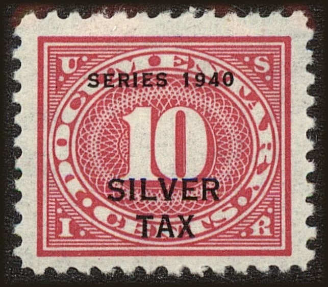Front view of United States RG43 collectors stamp