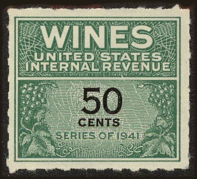 Front view of United States RE139 collectors stamp
