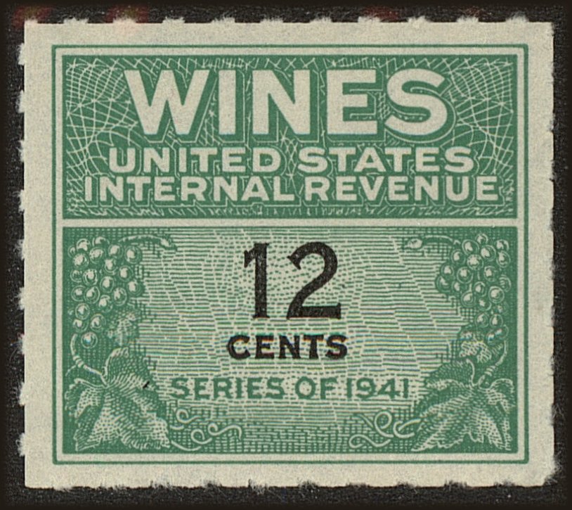 Front view of United States RE125 collectors stamp