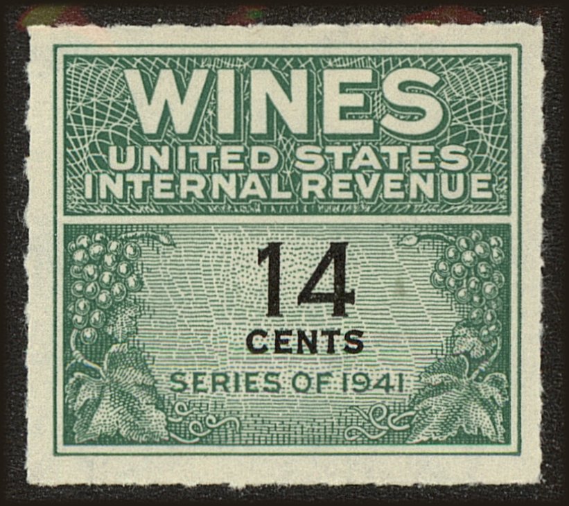 Front view of United States RE126 collectors stamp
