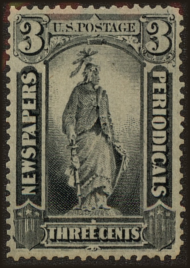 Front view of United States PR10 collectors stamp