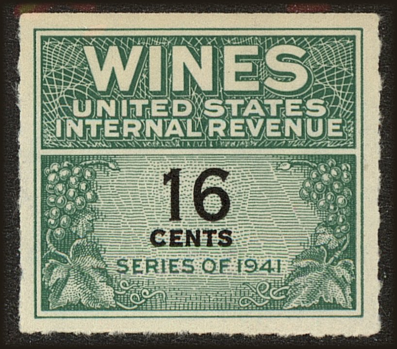Front view of United States RE128 collectors stamp