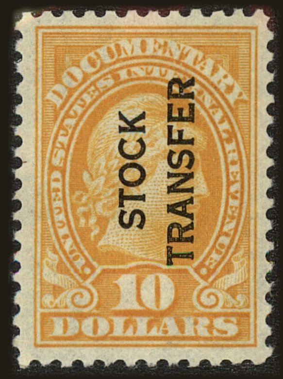 Front view of United States RD17 collectors stamp