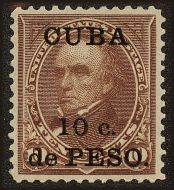 Front view of Cuba (US) 226 collectors stamp