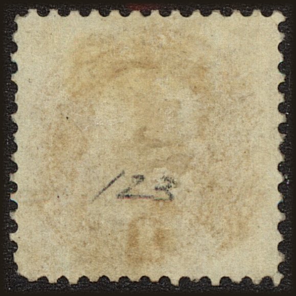 Back view of United States Scott #133a stamp