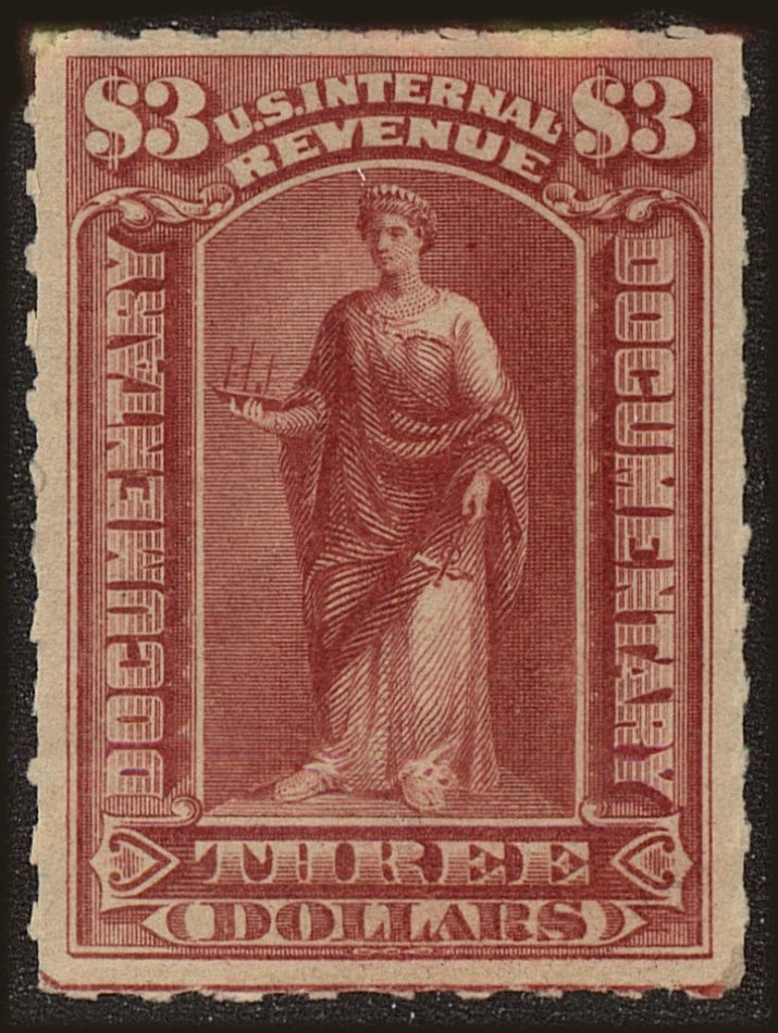 Front view of United States R183 collectors stamp