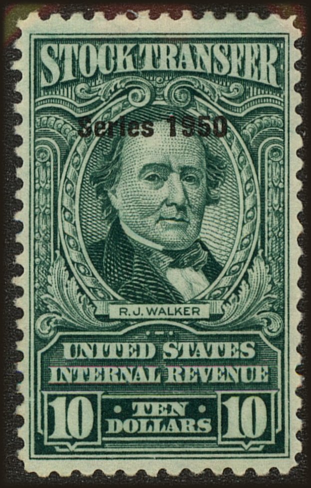 Front view of United States RD328 collectors stamp