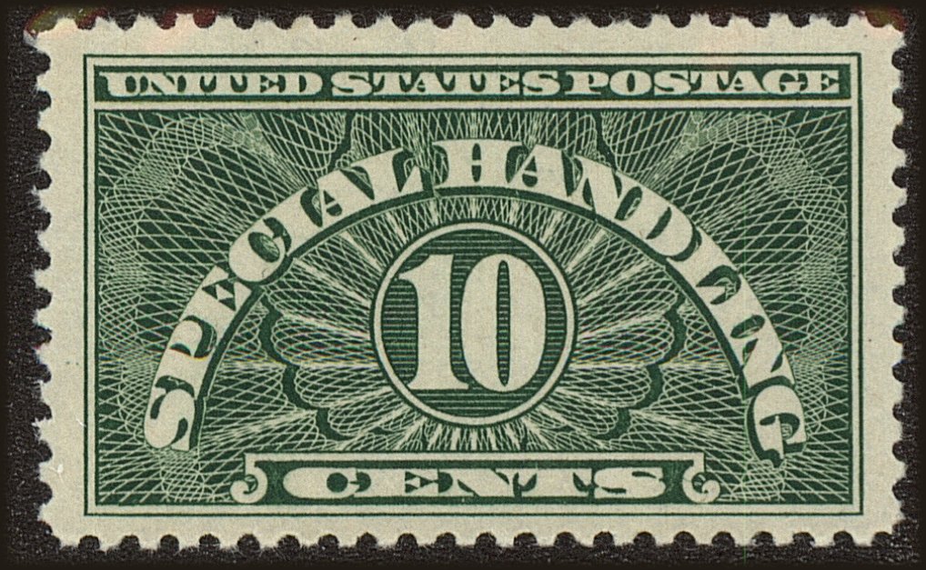 Front view of United States QE1a collectors stamp