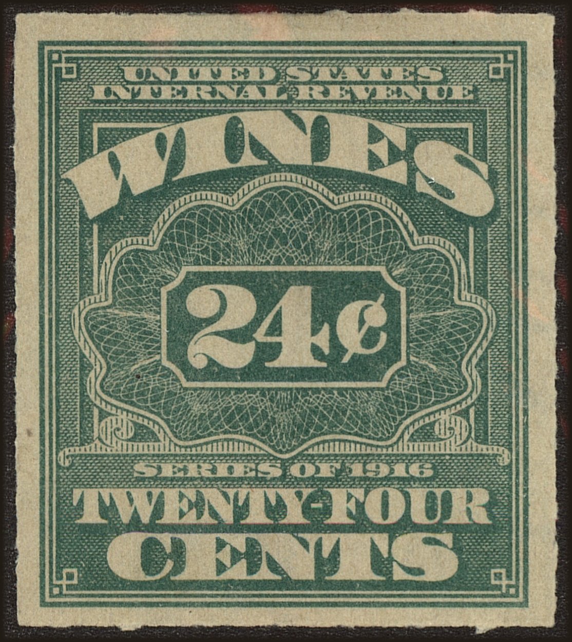 Front view of United States RE42 collectors stamp
