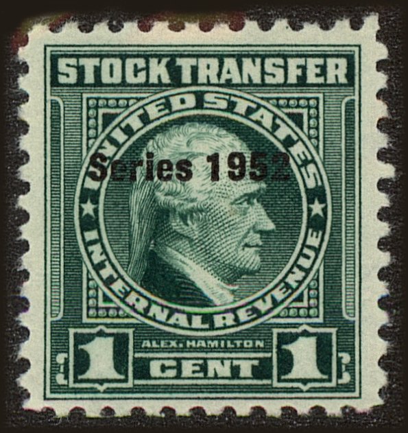 Front view of United States RD365 collectors stamp