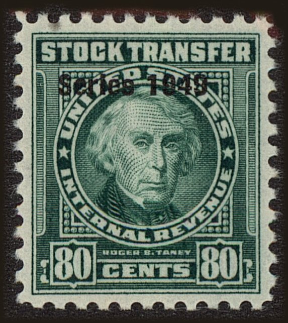 Front view of United States RD296 collectors stamp