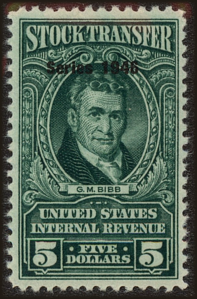 Front view of United States RD223 collectors stamp
