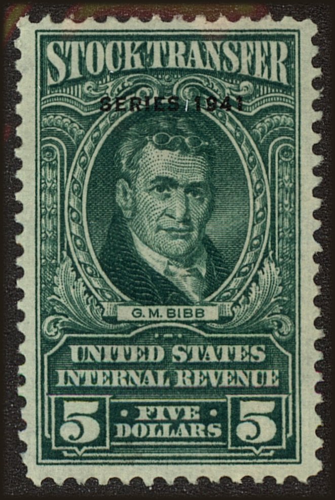 Front view of United States RD108 collectors stamp