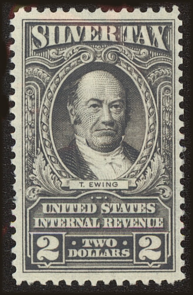 Front view of United States RG121 collectors stamp