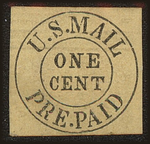 Front view of United States 6LB11 collectors stamp