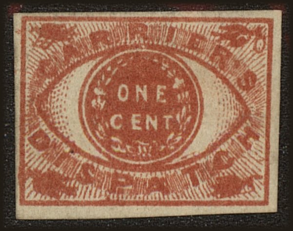 Front view of United States 1LB7 collectors stamp
