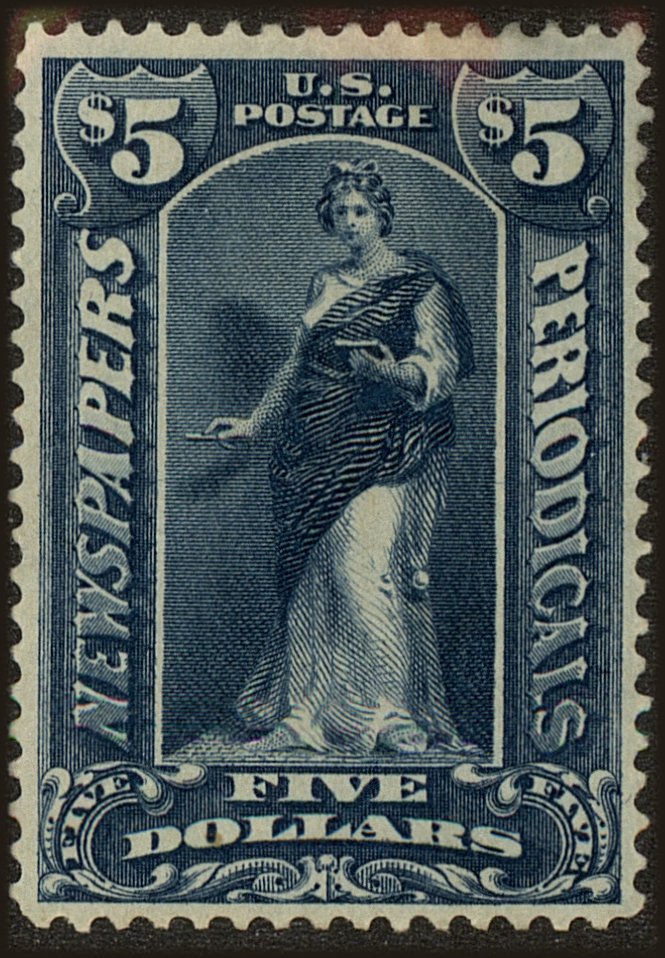 Front view of United States PR121 collectors stamp