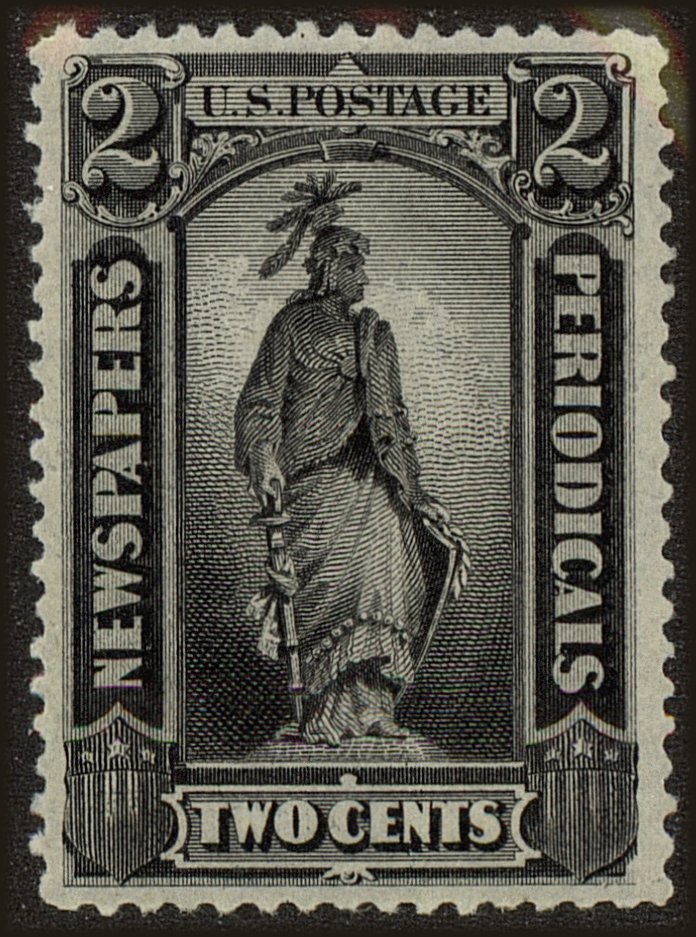 Front view of United States PR91 collectors stamp