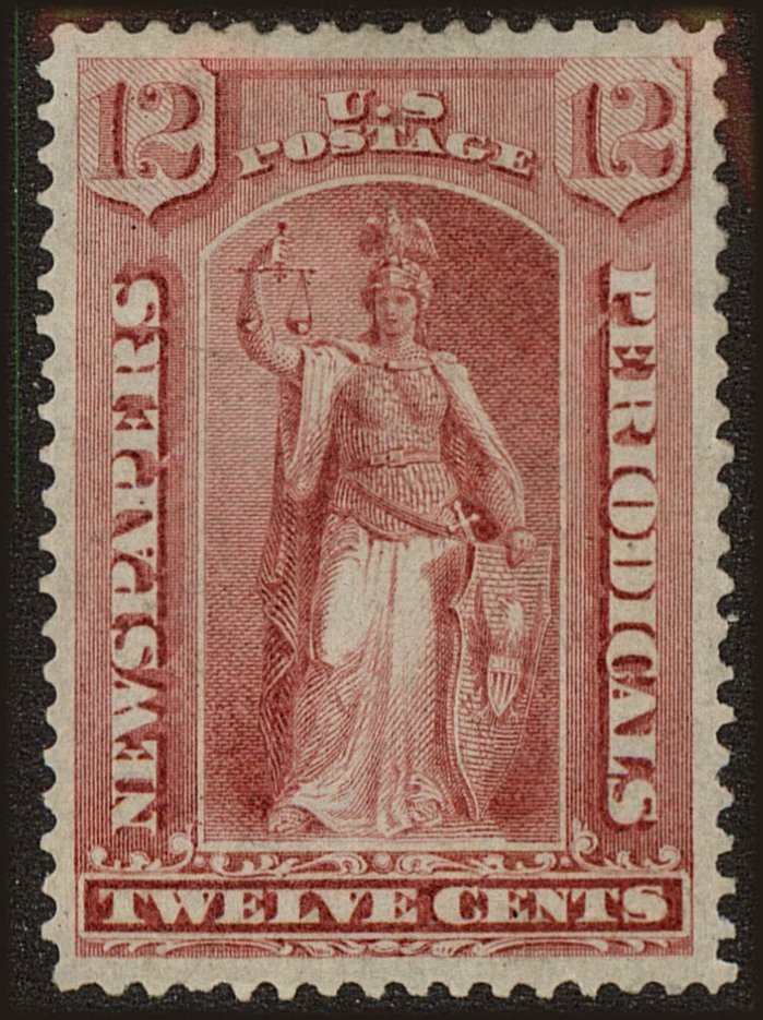 Front view of United States PR16 collectors stamp