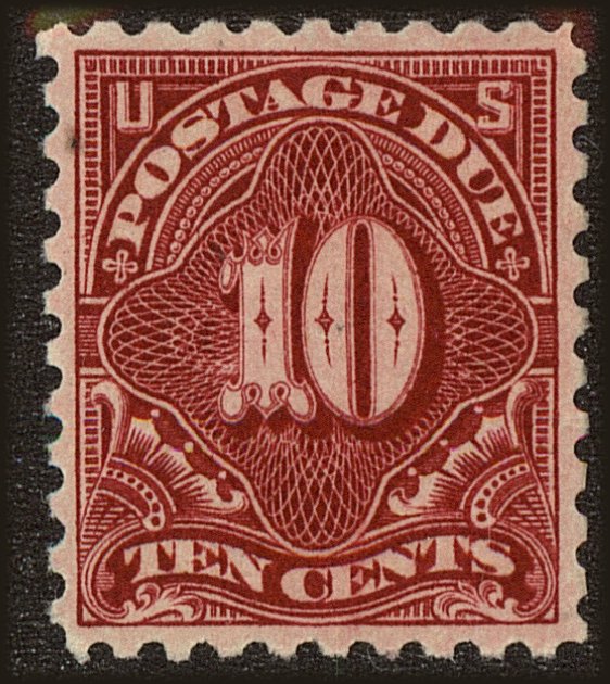 Front view of United States J56 collectors stamp