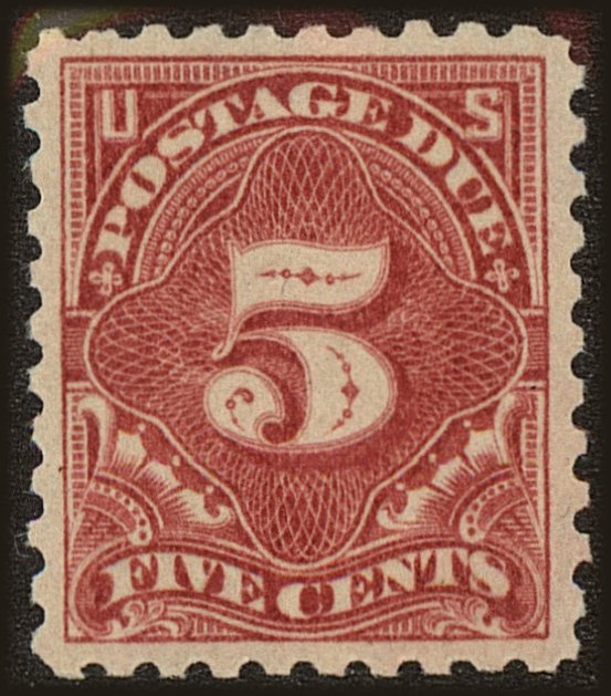 Front view of United States J55a collectors stamp