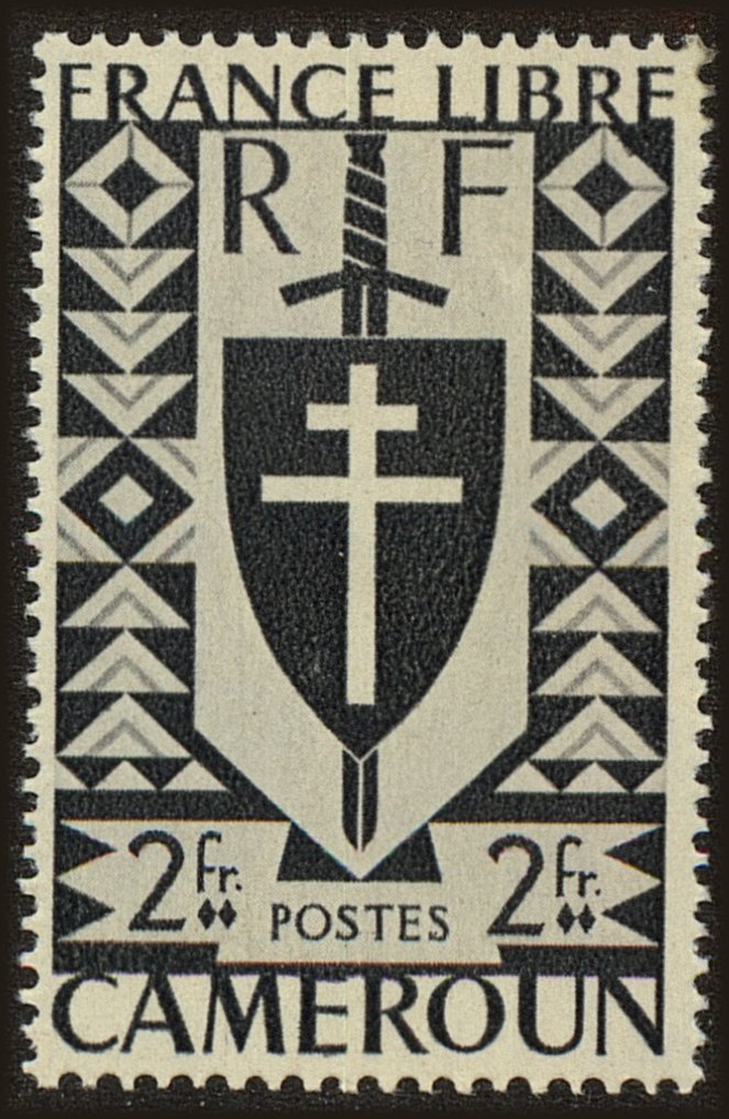 Front view of Cameroun (French) 290 collectors stamp