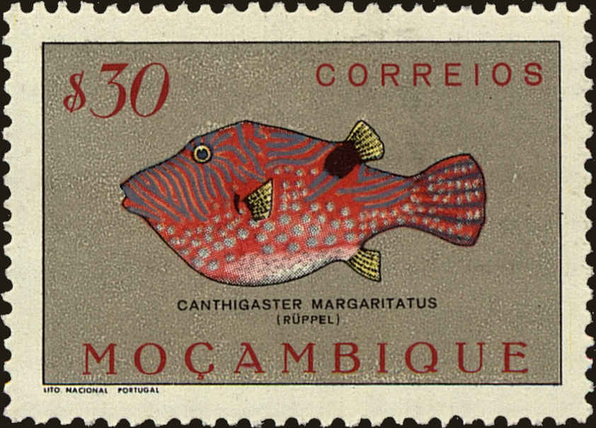 Front view of Mozambique 336 collectors stamp