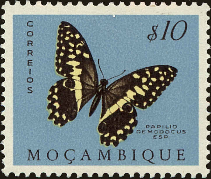 Front view of Mozambique 364 collectors stamp