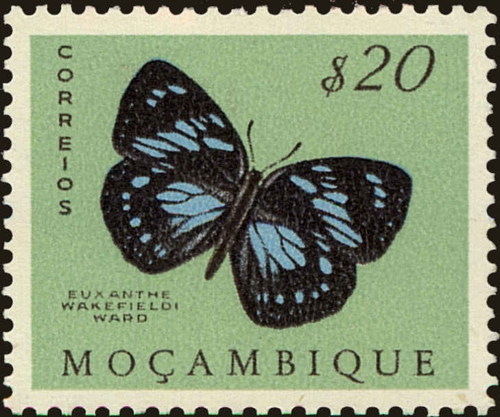 Front view of Mozambique 366 collectors stamp