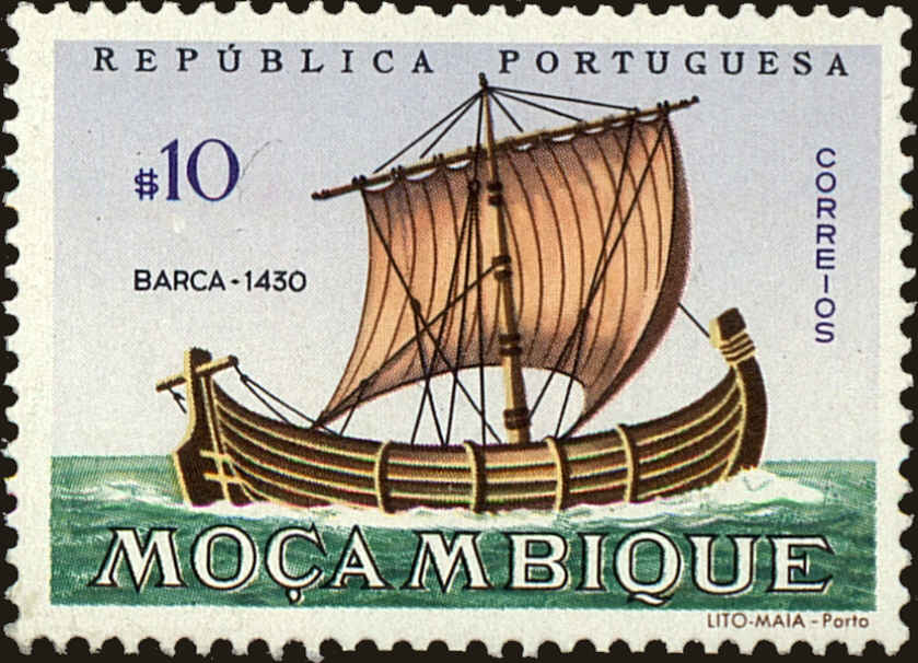 Front view of Mozambique 435 collectors stamp
