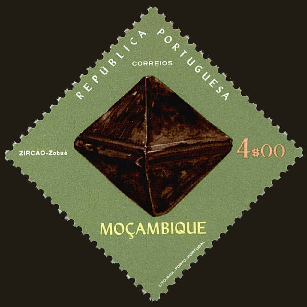 Front view of Mozambique 502 collectors stamp