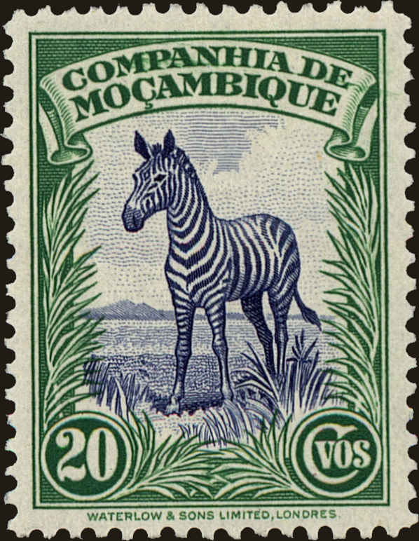 Front view of Mozambique Company 179 collectors stamp