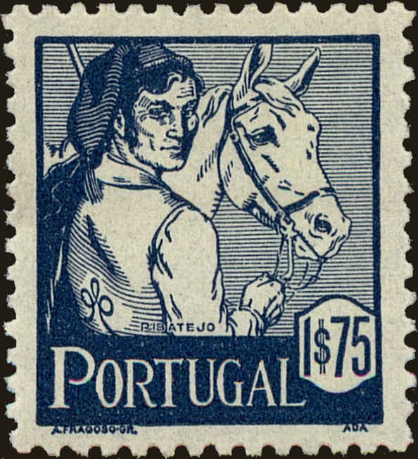 Front view of Portugal 613 collectors stamp