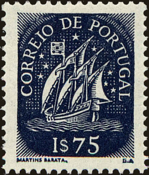 Front view of Portugal 623 collectors stamp
