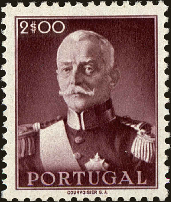 Front view of Portugal 656 collectors stamp