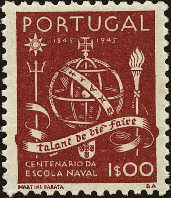 Front view of Portugal 660 collectors stamp